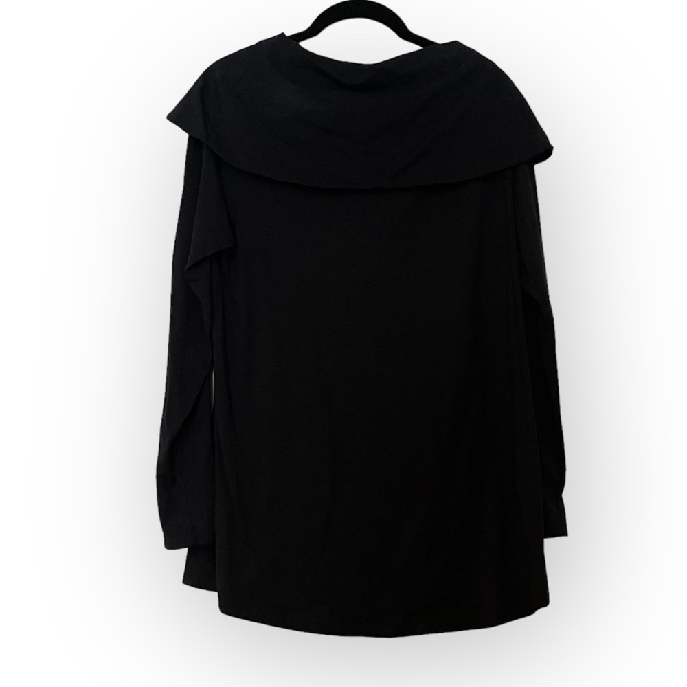 3/15💚 Joseph A. Black Over the Shoulder Long Sleeve Modal Top Size M